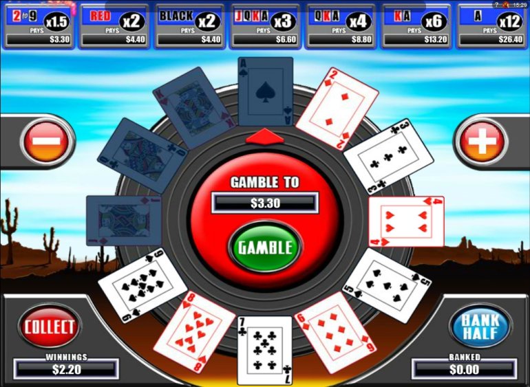 Juego de riesgo en Gold Strike